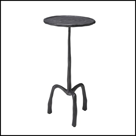 Side Table tripod bronze finish 24-Kubu L