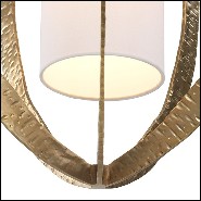 Chandelier globe lantern vintage brass 24-Luciano