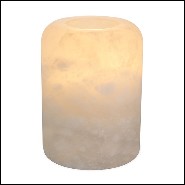 Candle Holder in Alabaster 24-Intense L