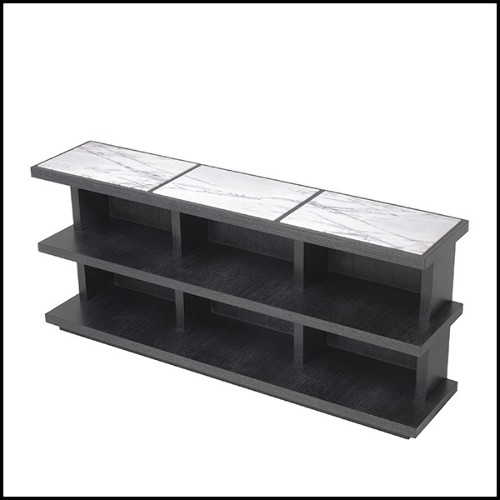 Sideboard in grey oak and marble 24-Miguel S