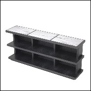 Sideboard in grey oak and marble 24-Miguel S