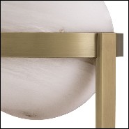 Lampe à poser globe de verre avec design tourbillonnant 24-Hayward Brass