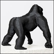 Sculpture en plaques d'aluminium foncé 119-Goril Black