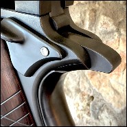 Sculpture in steel and wooden cross PC-Colt 45 Stainless