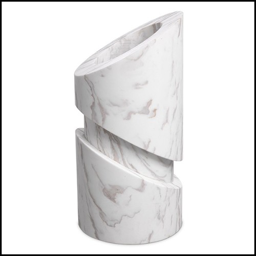 Objet décoratif en marbre blanc 24-Megan