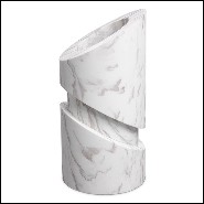 Objet décoratif en marbre blanc 24-Megan