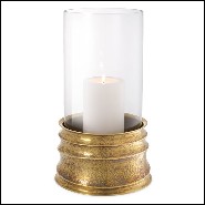 Candle Holder vintage brass 24-Gilardon Brass