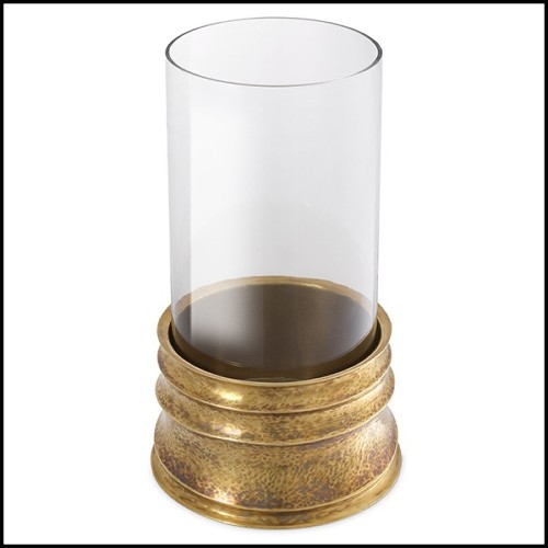 Candle Holder vintage brass 24-Gilardon Brass