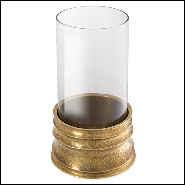 Photophore finition laiton vintage 24-Gilardon Brass