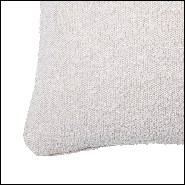 Coussin tissu bouclé crème 24-Bouclé S