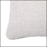 Pillow cream-coloured bouclé fabric 24-Bouclé S