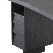 Desk in charcoal grey crown oak veneer 24-Virage