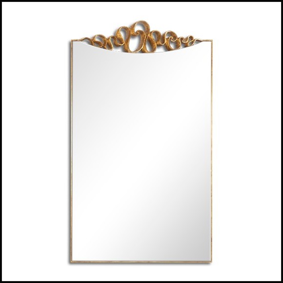 Miroir avec noeud de ruban ornemental 119-Ribbon Knot