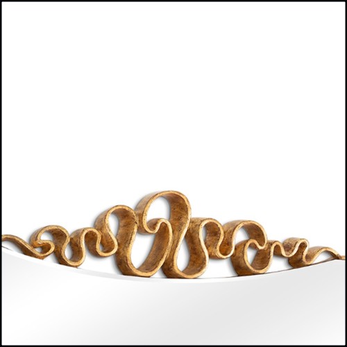 Mirror with ornamental ribbon knot 119-Ribbon Knot