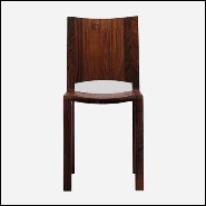 Chair all in solid walnut wood 154-Adria Walnut