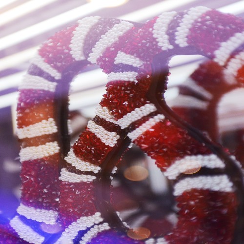 Décoration murale effet miroir infini et serpent style Gucci PC-Snake Gucci