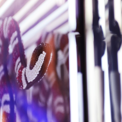 Wall decoration infiny mirrored effect with Gucci alike crystal snake PC-Snake Gucci