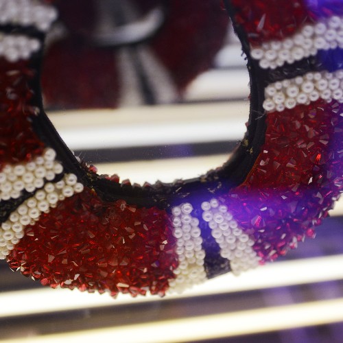 Wall decoration infiny mirrored effect with Gucci alike crystal snake PC-Snake Gucci