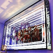 Wall decoration infiny mirrored effect with Gucci alike crystal snake PC-Snake Gucci