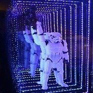 Décoration murale effet miroir infini et Stormtrooper PC-Storm M