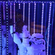 Décoration murale effet miroir infini et Stormtrooper PC-Storm M