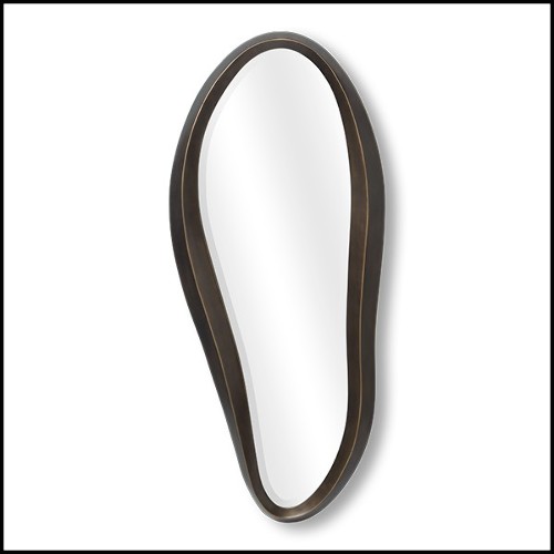 Mirror with bronzage finish frame 119-Voile