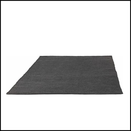 Rugs in polyolefin anthracite finish 48-Linear Anthracite