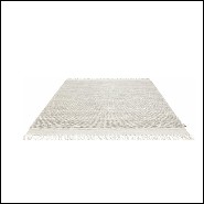 Rug in textylene silver finish 48-Twist Silver