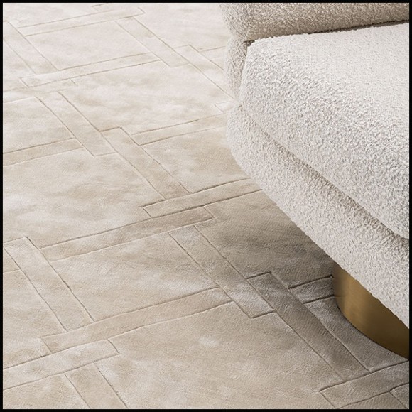 Tapis texture velours finition Silver Sand 24-La Belle