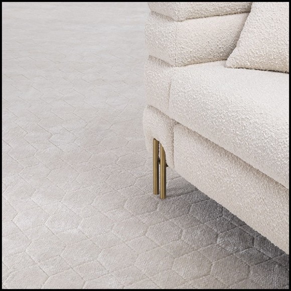 Tapis finition Beige et motif géométrique 24-Orlando
