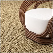 Carpet in stockinette stich pattern and Natural finish 24-Perreti