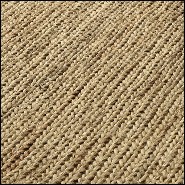 Carpet in stockinette stich pattern and Natural finish 24-Perreti