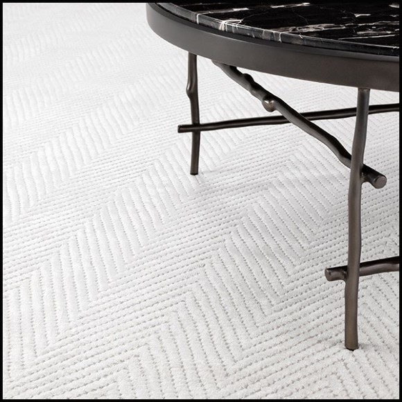 Tapis avec motif finition Ivory 24-Herringbone