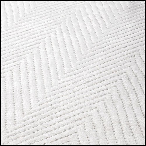 Tapis avec motif finition Ivory 24-Herringbone