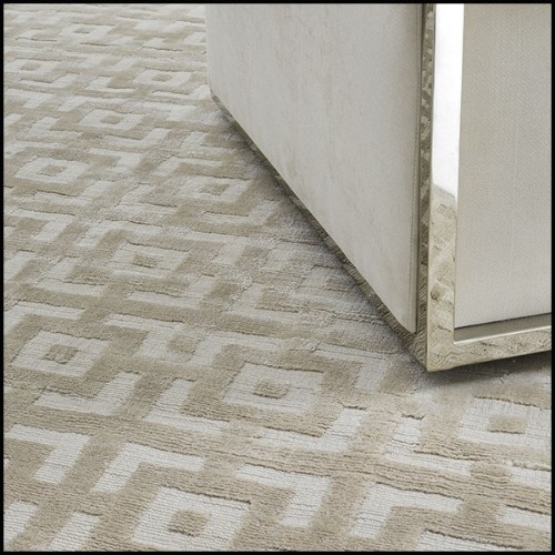 Carpet with graphic pattern in Ivory finish 24-Reeves
