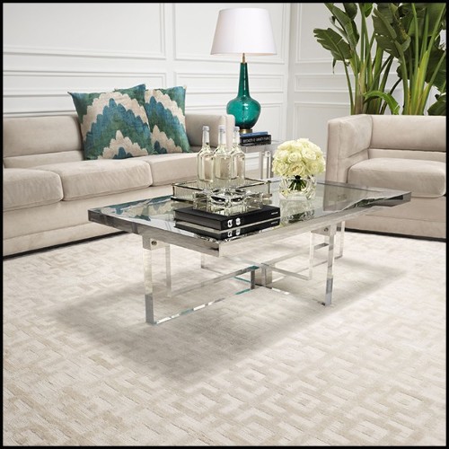 Tapis avec motif graphic finition Ivory 24-Reeves