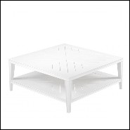 Table basse finition blanc 24-Bell Rive White