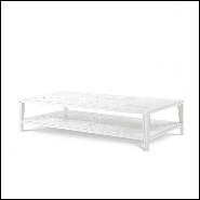 Table basse finition blanc rectangulaire 24-Bell Rive Rec