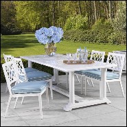 Table à manger finition blanc 24-Bell Rive W