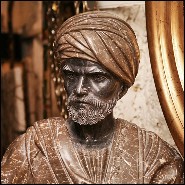 Sculpture of a bust in carved marble PC-Busts Roman