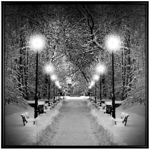 Winter Photo frame 06-Park