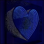 Mirroir coeur effet infini PC-Heart Light