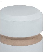 Tabouret suède bleu ciel 189-Liguria High