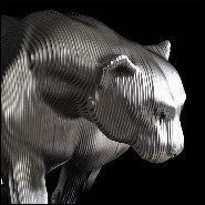 Sculpture panther aluminium plates PC-Panther Polished