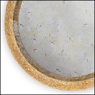 Mirror solid brass antique finish 145-Round Pilgrim