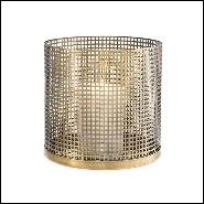 Bougeoir finition laiton vintage 24-Sterling