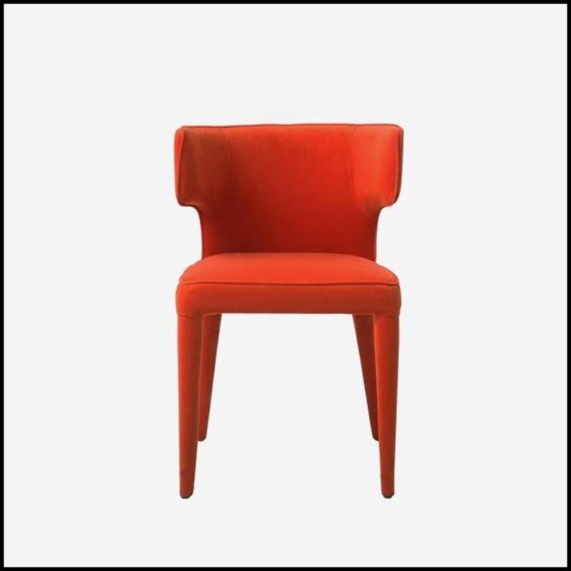 Dining Chair Orangte fabric 36-Juno