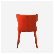 Dining Chair Orangte fabric 36-Juno