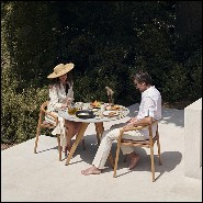 Chaise en teck 48-Solid