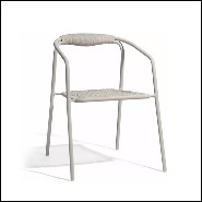 Chaise d'extérieur Cordage Poivre 48-Duo